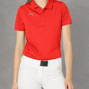 Puma Womens Red Teamliga Sideline Polo